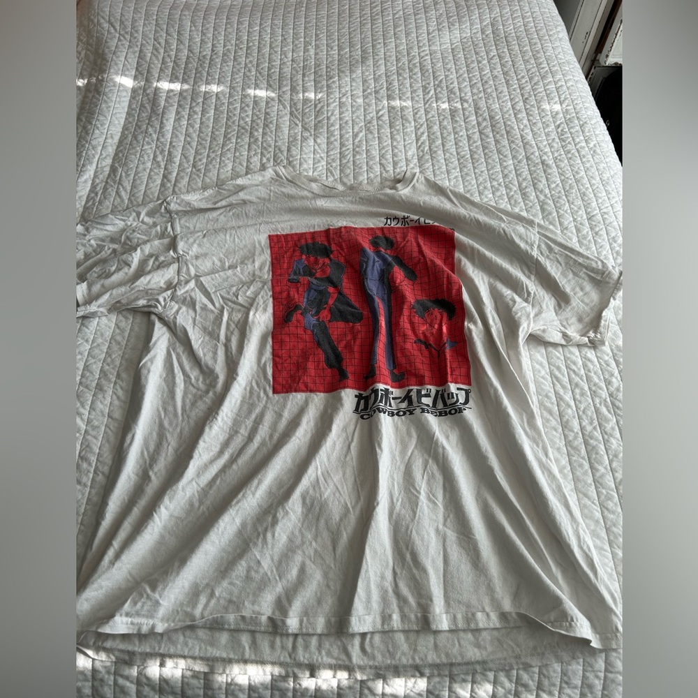 Mens oversized cowboy bebop t shirt